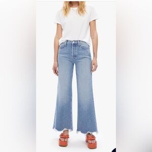 NWT Mother THE TOMCAT ROLLER CHEW JEAN - LOOK BEFORE YOU LEAP size 33